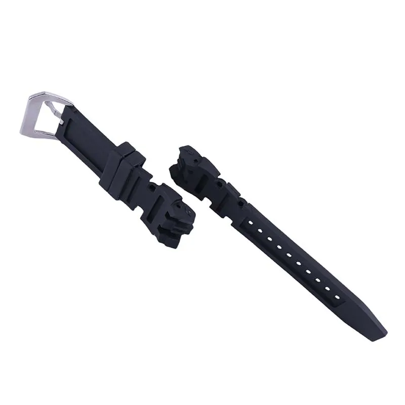 26mm Men's rubber watch strap accessories compatible with Invicta Pro Diver Sport women's silicone watch band wristband bracelet