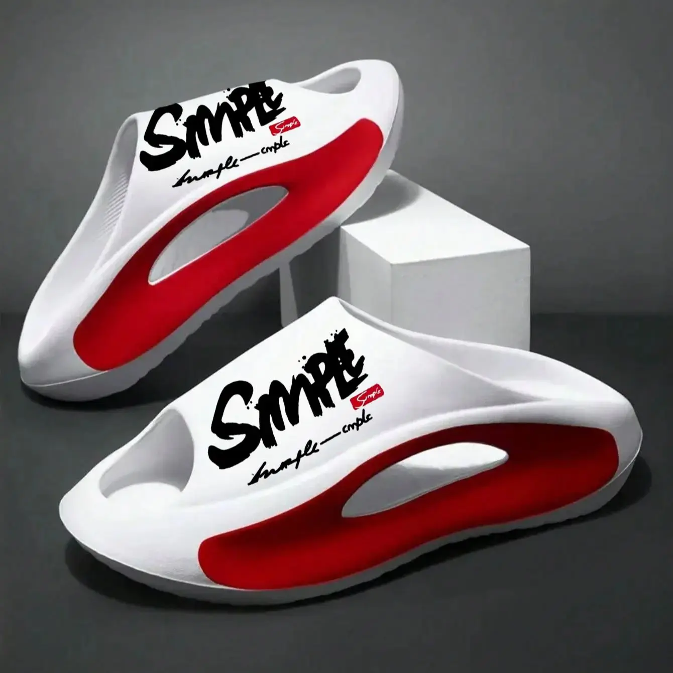 Summer Casual Innovative Design Smple Unisex Color-Blocking Slippers Eva Soft-Soled Lightweight Home Slippers High-Quality Exclusive Brand Slippers