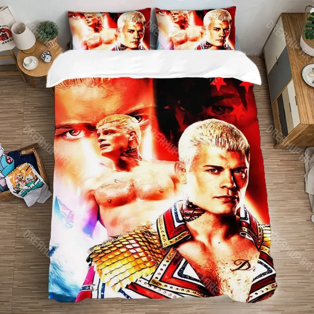 3D Print Cody Rhodes Duvet Cover Pillowcase Bedding Set Adult Boy Girl Bedroom Wrestling Decoration Children Gift
