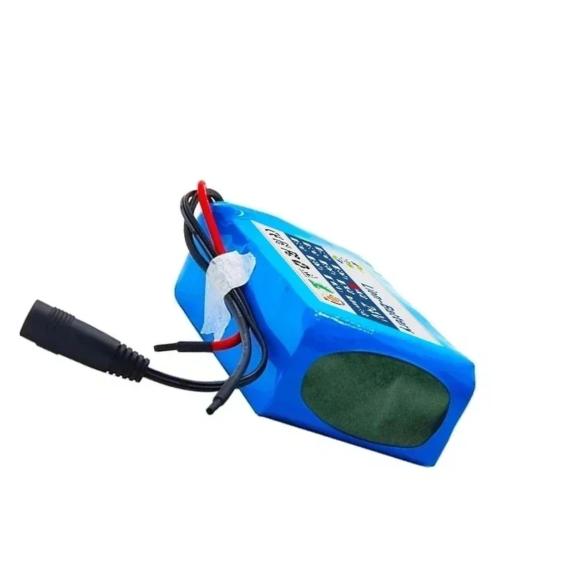 25.2V 24V 6S2P 50000mAh 18650 Lithium Battery Pack 24V with BMS for Electric Bicycle Moped Optional plug + 2A charger