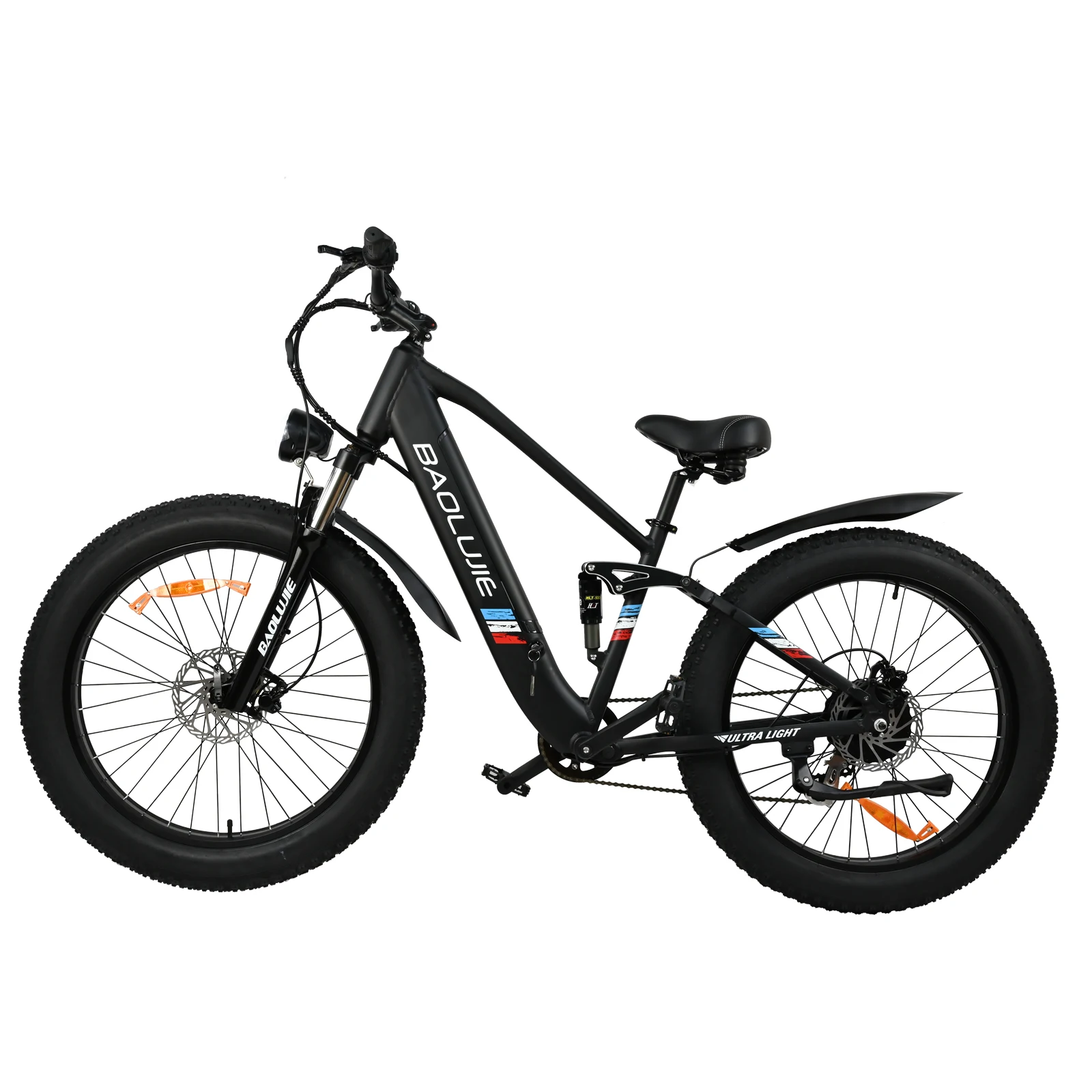 

US Stock 750W Motor 8 Speed Electric Bicycle 48V12AH Lithium Battery Electric Bicycle 26 Inch Tire Adult Mountain Electric Bike