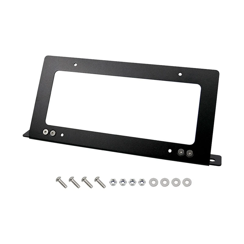 Car Front License Plate Frames Bracket For Ford Bronco 2021-2022 Mounting Bracket Holder Modular Bumper NO DRILLING Accessories