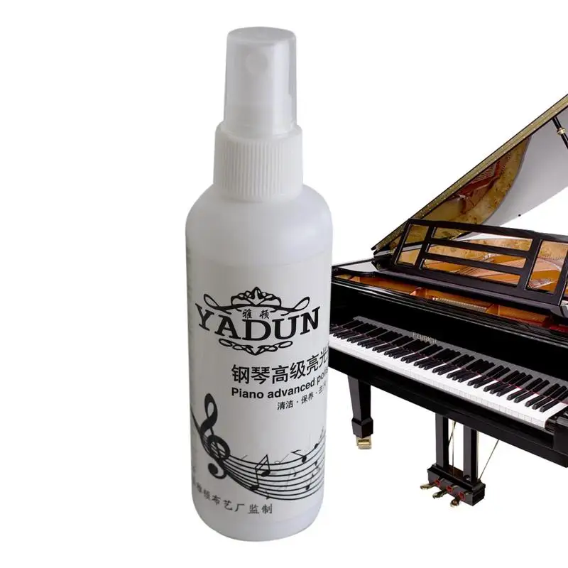 Grand Piano Cleaner Spray Multifunctional Acoustic Guitar Cleaner Wood Furniture Polish Piano Cleaning Supplies Effective Guitar