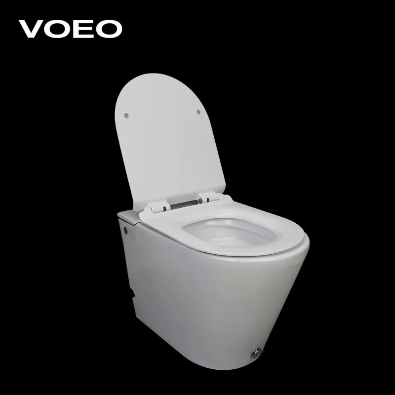 Foshan Factory VOEO Bathroom Furniture Sanitary Ware Ceramic Wc Floor Mounted Toilet Commode