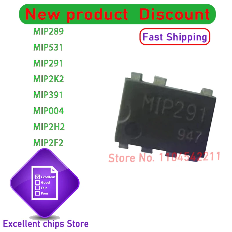 1 PÇS/LOTE Novo original MIP004 004 MIP2H2 MIP2K2 MIP2F2 MIP291 MIP531 MIP391 MIP289 DIP-7 Novo original