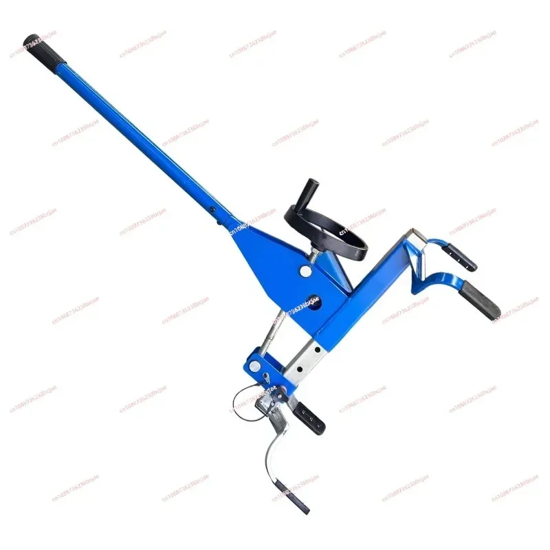 

Automobile chassis clearance detector, chassis abnormal sound detector, lower swing arm croissant cage ball head detection