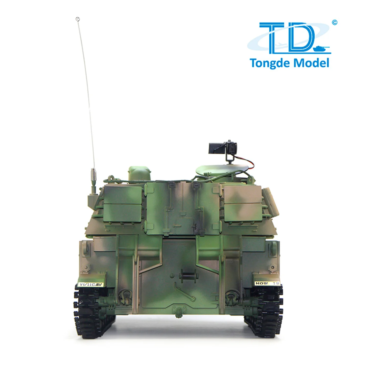 1/16 RTR Tongde M109A2 RC Tank Self-propelled Panzer Sound Light Metal Wheels Ready to Run Controlled Vehicle Toys for Boys Gift