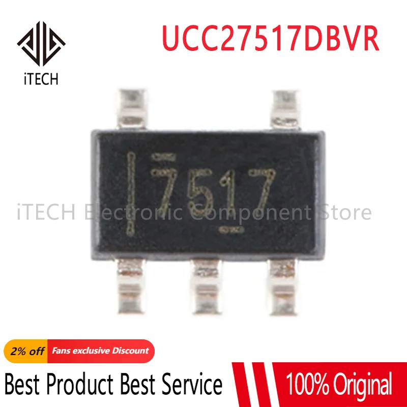 10PCS/LOT UCC27517DBVR UCC UCC27517 UCC27517DB UCC27517DBV 100% Brand New Original IC SOT23-5