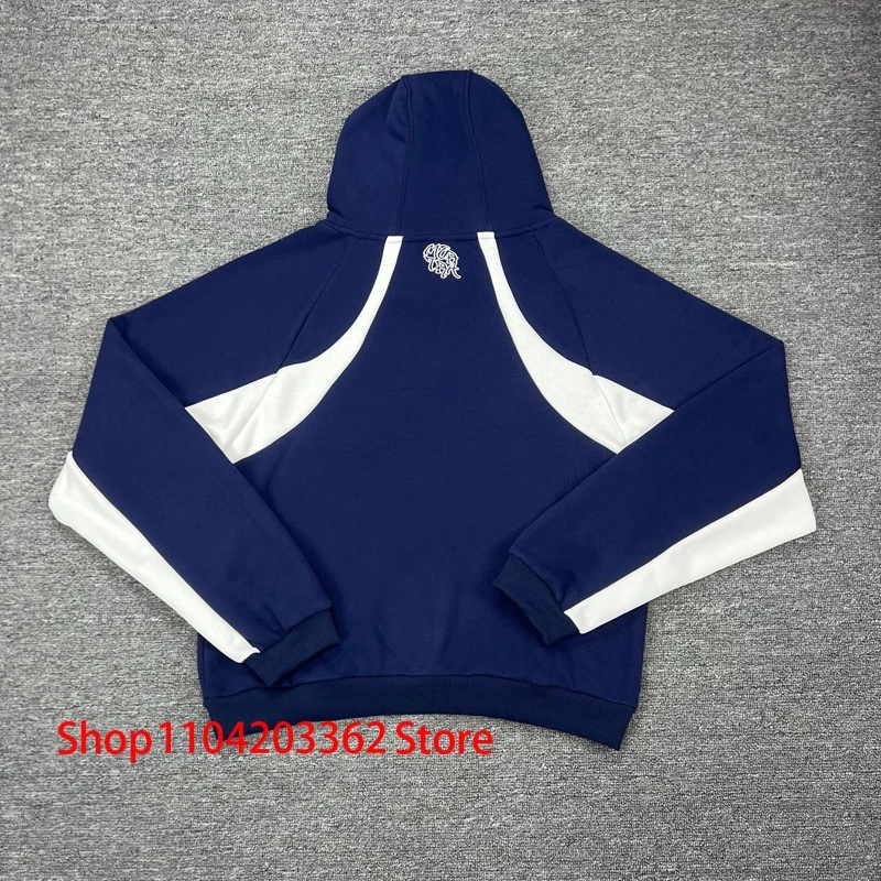 

Mertra Hoodie Embroidery Letters Logo Spliced Color Pullover Autumn Winter High Quality Cotton Hoody Sweatshirts Men's Clothing