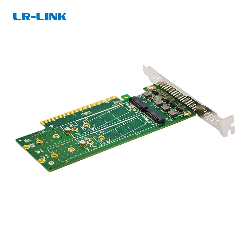 PCIex16 to quad-port M.2 NVMe expansion card-LRNV95NF-L