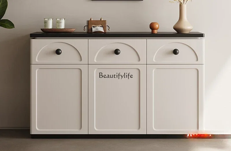 

ls 27 French cream style dining side cabinet storage modern simple storage decorative cabinet