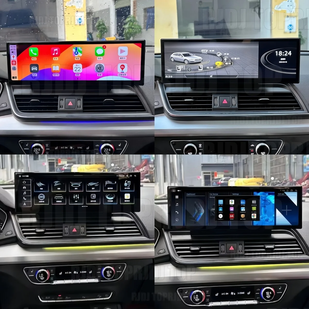 

14,9-дюймовый экран Android 14 для Audi Q5 Q5L 2018-2020, автомобильная магнитола с DSP, мультимедийный проигрыватель, 5G, GPS, CarPlay, навигация, стереосистема, головное устройство