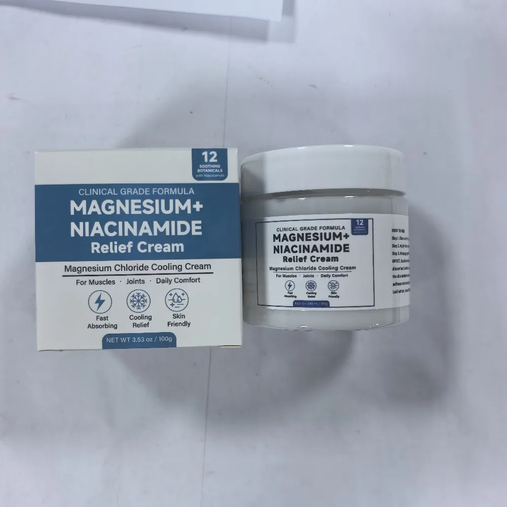 Crème lissante pour le corps à la niacinamide 100g, hydratant nourrissant au magnésium, lotion pour le corps entier, soin quotidien de la peau pour tous les types de peau