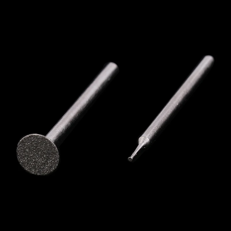 10 pz punta abrasiva Dremel accessorio 2.35mm Ultra-sottile testa a T gambo diamante punto montato pietra giada intagliare polacco strumento di