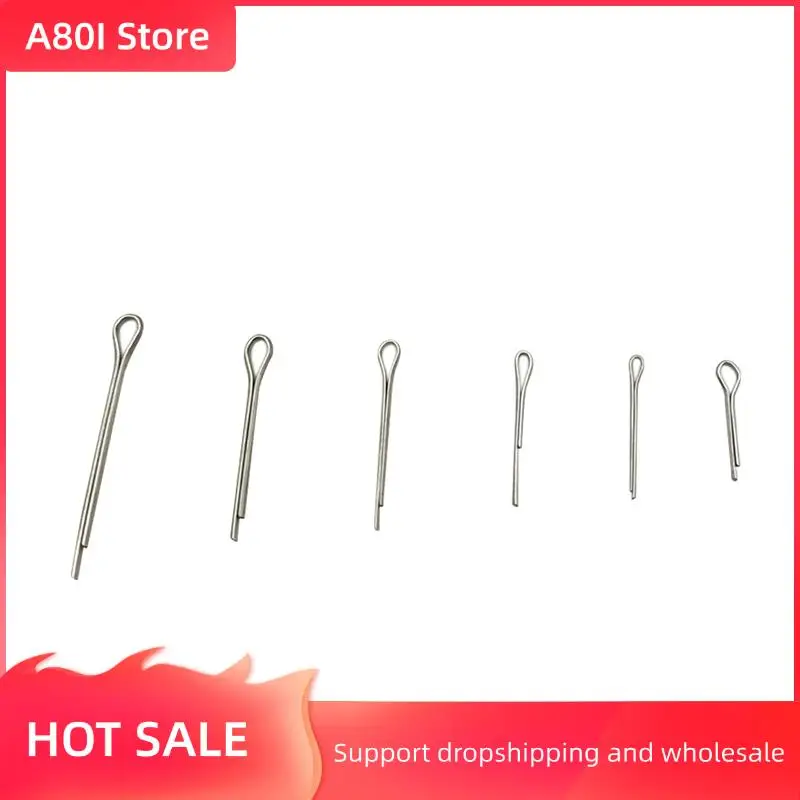 

A80I 525Pc SPLIT PINS Cotter Fixings Set Assorted Sizes Zinc Plated Steel Hard Case