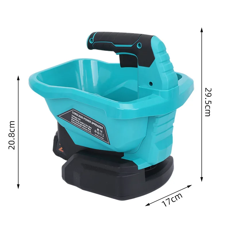 Portable Electric Spreader Cordless Handheld Spreader For Grass Seed,Salt,Fertilizer Tool Agricultural For Makita 18V Battery