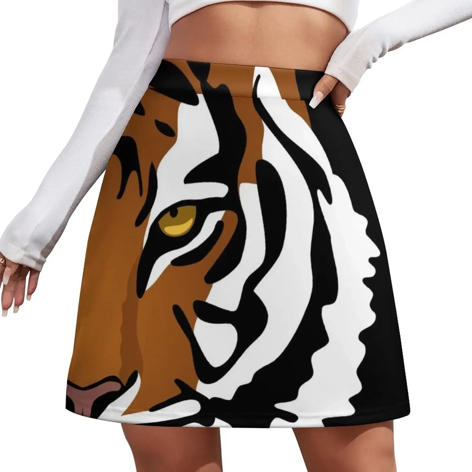 

Tiger's Eye Mini Skirt skirt for women skirt sets skirts for women luxury designer clothing women