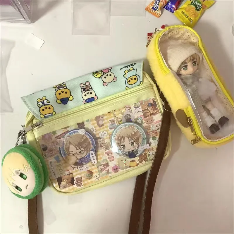 Rilakkuma Relaxed Bear Crossbody Bag Cute Pendant Small Coin Purse Mobile Phone Storage Bag Ideal Gift for Friends - Image 4