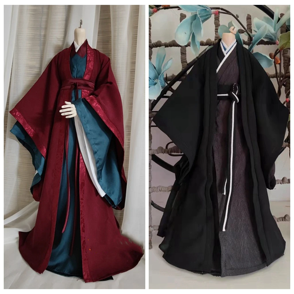 OB27 1/6 Figure Doll 1/4 1/3 BJD Clothes Ancient Costume Hanfu Robe Outfit For BJD/SD YOSD MSD SD13 Girl ID75 Accessories A1344