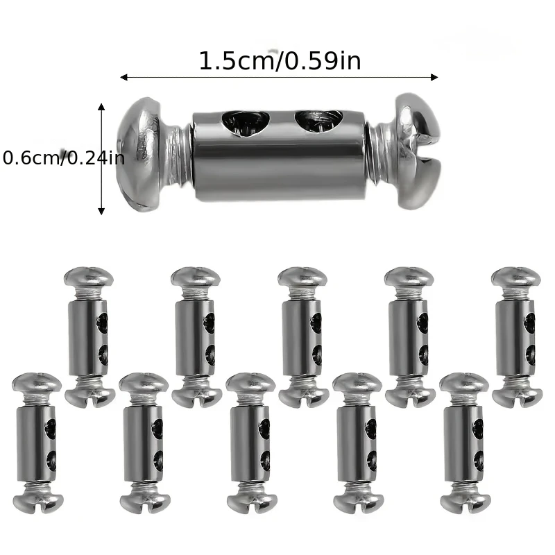 Steel Wire Rope Cable Clamp Metal Copper Clip Adjustable Screw Metal Fixture Sling Fastener Accessories for 1.2-2.5mm