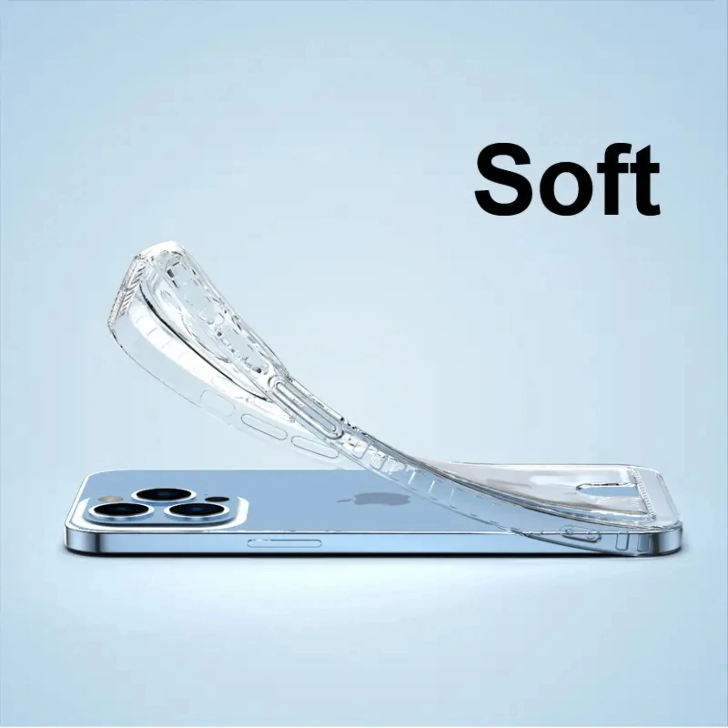 غطاء عدسة الكاميرا بفتحة بطاقة شفافة وحافظة هاتف لهاتف آيفون 14 بلس برو ماكس 13 ميني #6