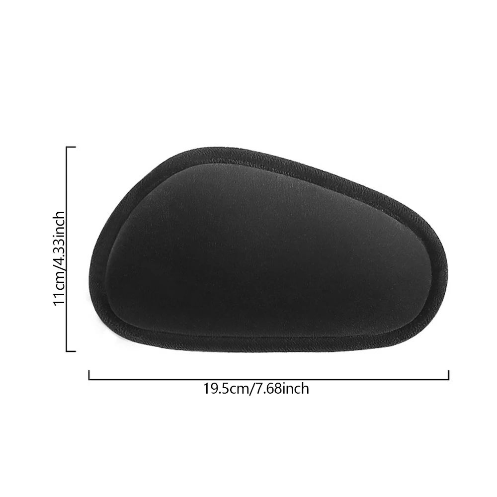 Universal Soft Plush Car Knee Cushion Pillow Elbow Thigh Support Pad Auto Seat Comfort Interior Accessory Black