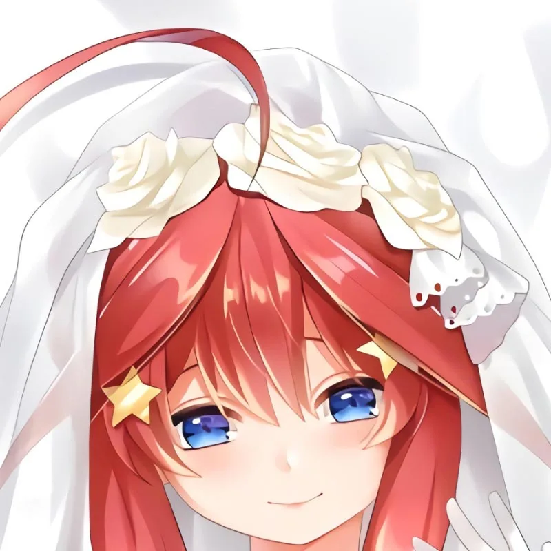 DIY Personalized Dakimakura Anime Nakano Itsuki Pillowcase Double-sided Print Body Pillow Cover Case