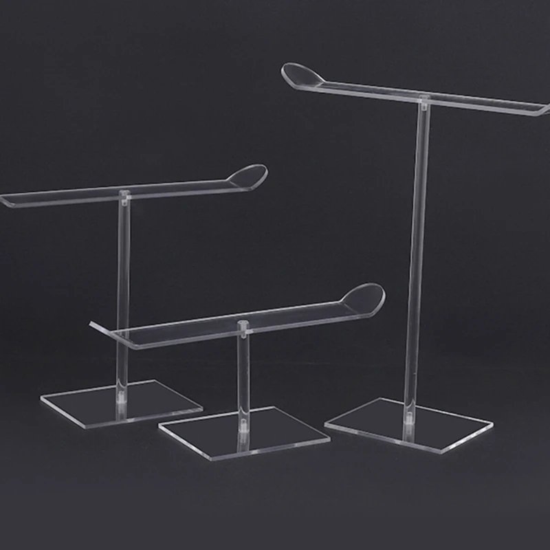 Transparent Hairband Storage Holder Space Saving Headband Acrylic Hair Accessory Display Stand for Dresser