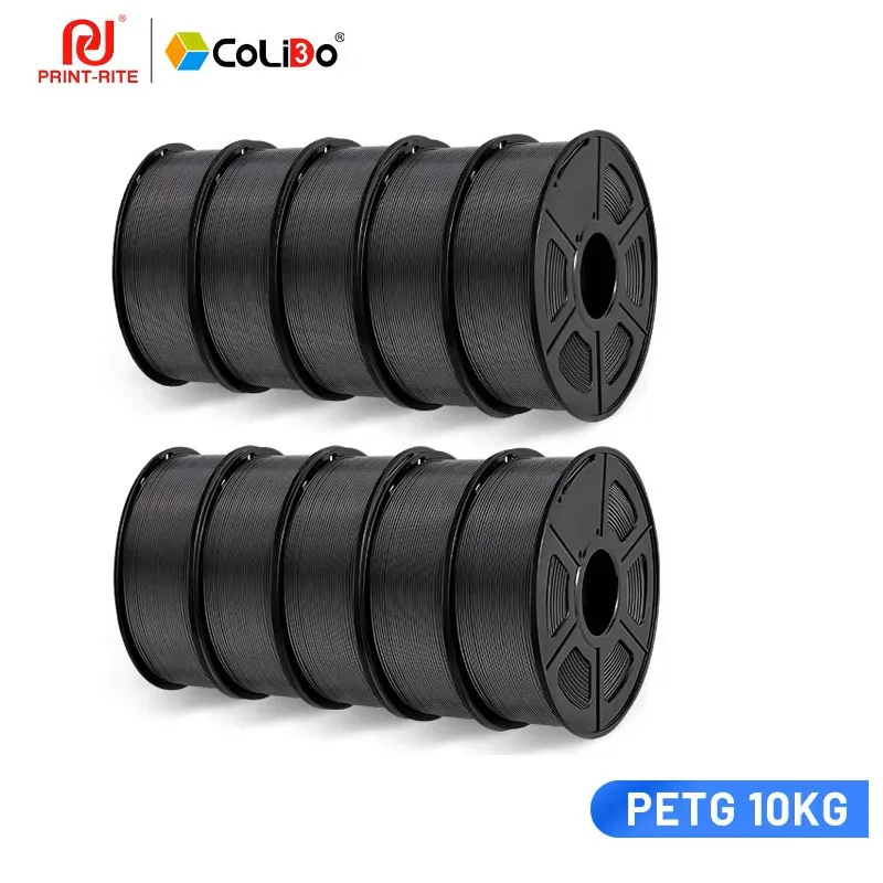 CoLiDo PETG Filament 1.75 10KG Neatly Wound Filament 3D Printing Materials For FDM 3D Printer 10pcs/pack Fast Shipping