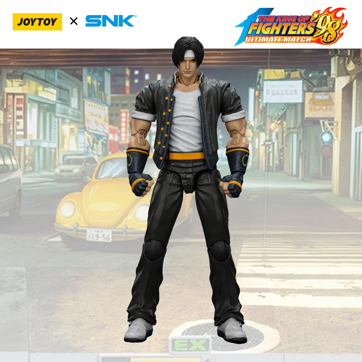 JOYTOY & SNK KOF 98UM مجسم شخصية ليونا هايدرن/رالف جونز/كلارك ستيل/كيو كوساناجي/جورو دايمون/بينيمارو نيكيدو نموذج ألعاب