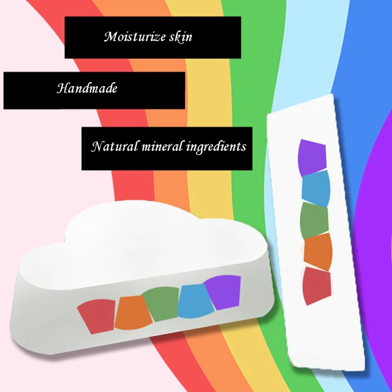 Bola de baño exfoliante con forma de nube de arcoíris, Bola de baño creativa, hidratante, sales de baño exfoliante, reparación de belleza, accesorios de ducha con burbujas para la piel