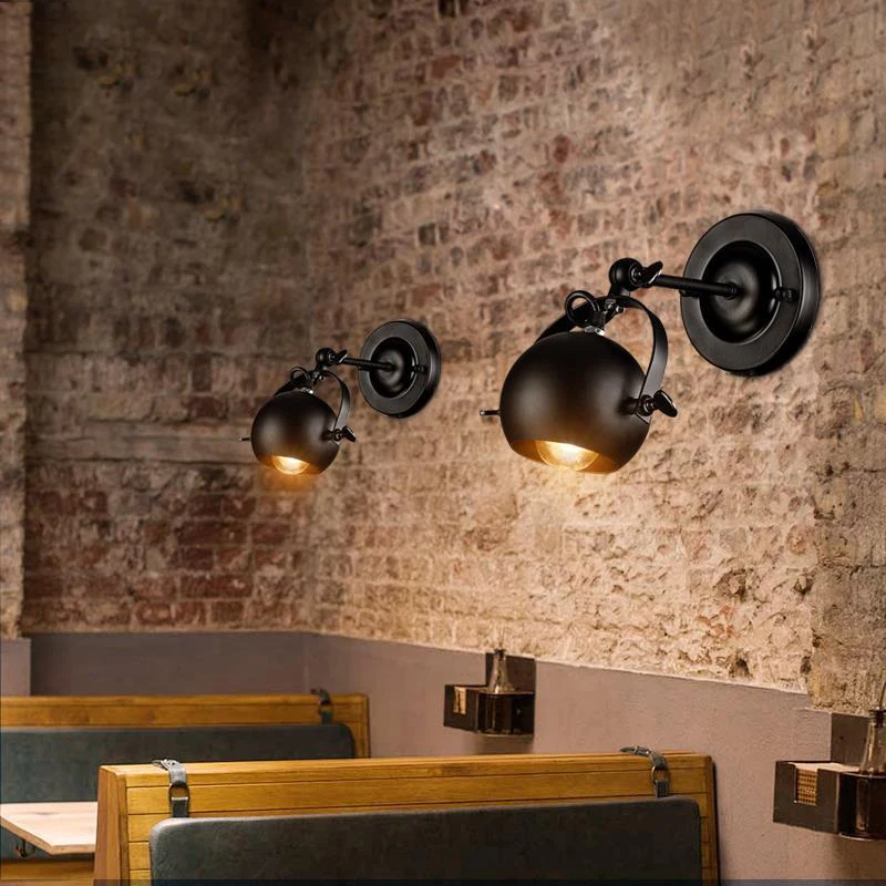 

Retro industrial ceiling spotlights led light clothing store lamps bar living room Nordic Jane