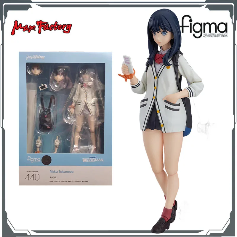 Figuras de acción originales de Max Factory Figma SSSS.Gridman Yume Takada, juguetes para niños, regalo de Navidad, adornos de modelos coleccionables