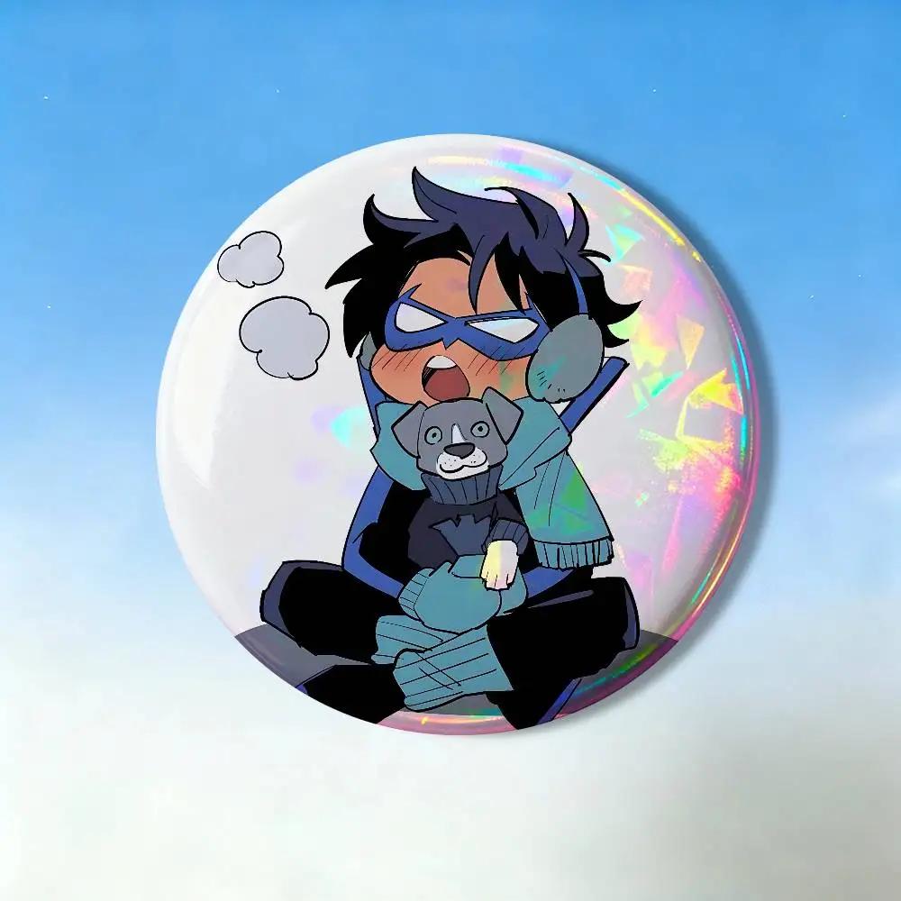 Cute D-Dick Grayson Badges,Cartoon,Art, Brooches, Pins, Tin Props, Christmas Gifts, Birthday Gifts