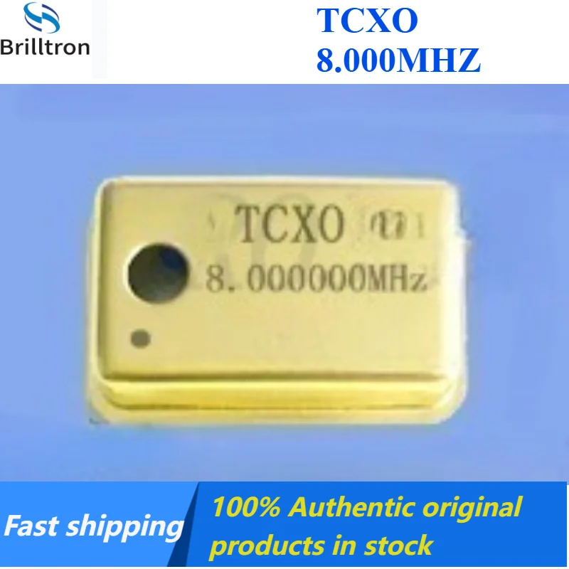 1PCS TCXO 8.000MHz 0.1ppm High-Precision Temperature Compensated Crystal Oscillator Brand New Original in Stock , Fast Shipping.