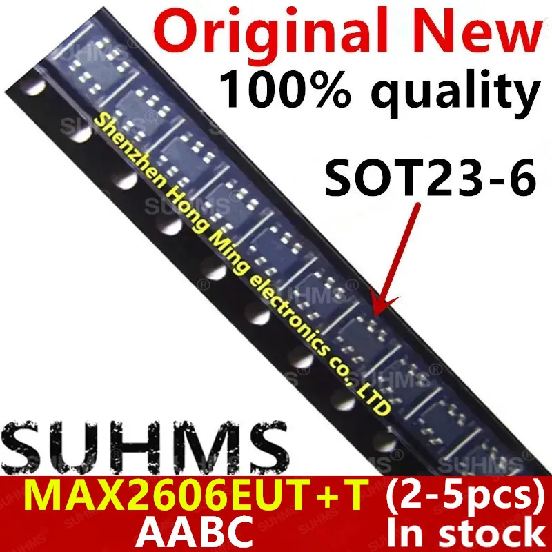 (2-5piece)100% New MAX2606EUT+T MAX2606EUT MAX2606 AABC sot23-6