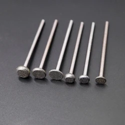 High Quality 150# 2.35mm 6pcs Diamond Grinding Point Teeth Grinding Point Grinding Burr Durable Grinding Needle Manicure Bits