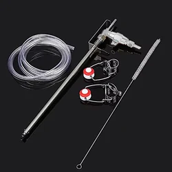 Stainless Steel Bottle Filler Beer Gun, Homebrew Kegging CO2 Carbonation Kit Handheld Easy Beer Filling Bottling with Swing Caps