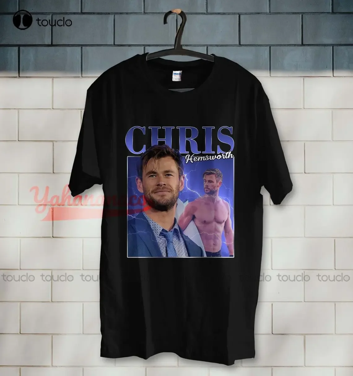 كريس هيمسوورث قميص كريس هيمسوورث تي شيرت تقليدي عشاق الفيلم القمصان المسيحية للنساء Xs-5Xl هدية مخصصة للجنسين الشارع الشهير #1