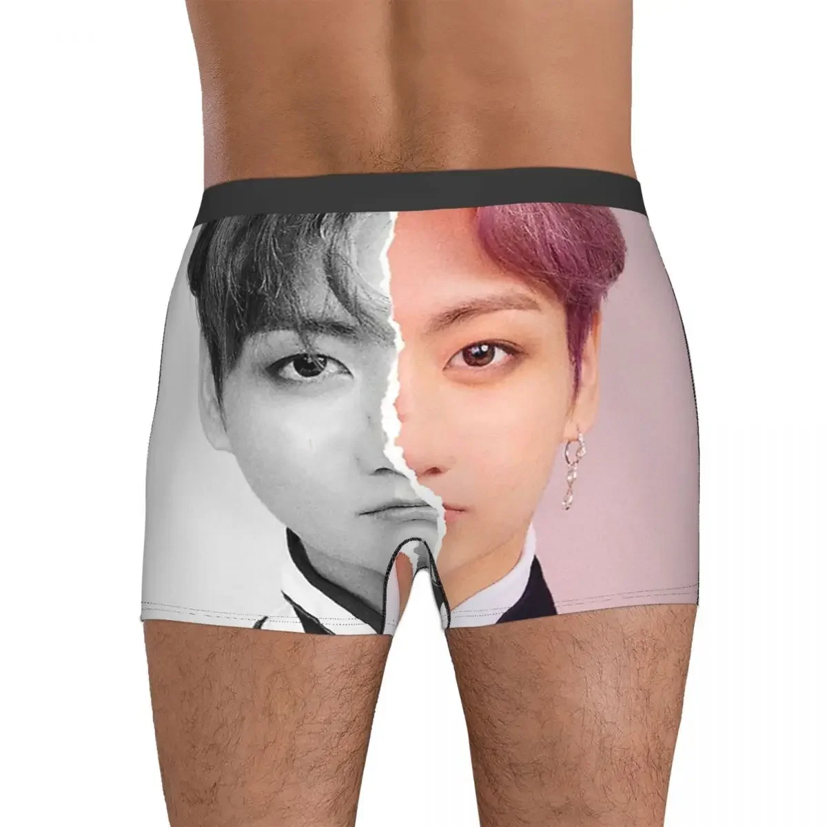 Jungkook 1 Calzoncillos bóxer para hombre, ropa interior suave, regalo para novio