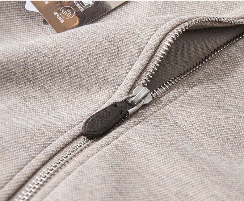 Minglu Autumn Winter Wool Men's Sweatshirts Luxury Solid Color Stnad Collar Letter Embroidery Sport Casual Male Hoodies 4XL