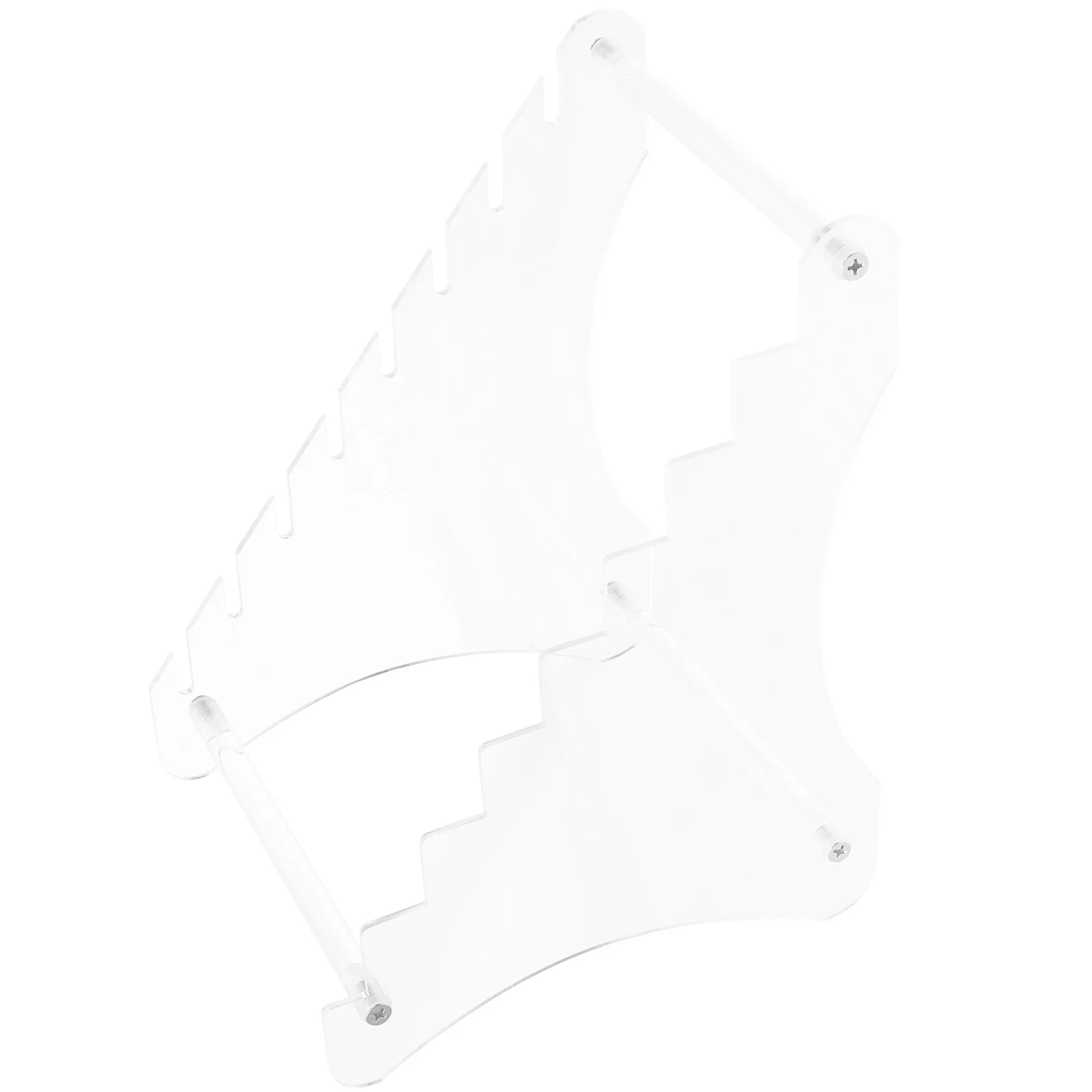 

Acrylic Cutter Display Rack Storage Organizer for Kitchen Supplies Easy Access and Space Saving Cutter Holder Stand