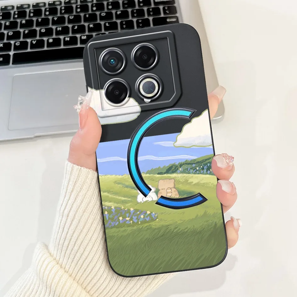 حافظة لهاتف انفينيكس GT 20 Pro 5G X6871 غطاء خلفي للهاتف على شكل أرنب ديناصور لطيف من السيليكون لهاتف انفينيكس GT 20Pro GT20 Pro #6