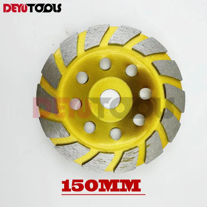 Diamond Grinding Disc, Angle Grinder, Polishing Disc, Cup Wheel, Abrasive Tools for Concrete Granite Stone Ceramic, 150mm