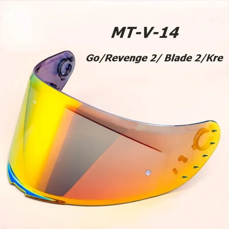 MT-V-14 Helmet Visor for MT Motorcycle Helmet Only for Model RAPID RAPID PRO BLADE 2 SV REVENGE 2 TARGO Helmet Shield