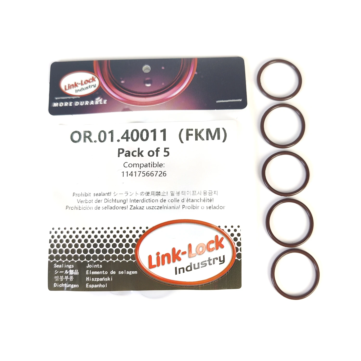 5PCS Fkm Viton OR.0…
