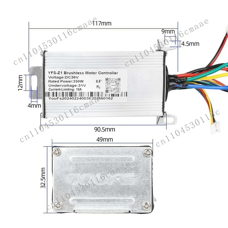 36V 350W Scooter Controller Panel Kit Dash Accelerator Durable and easy to install for M365 accessories