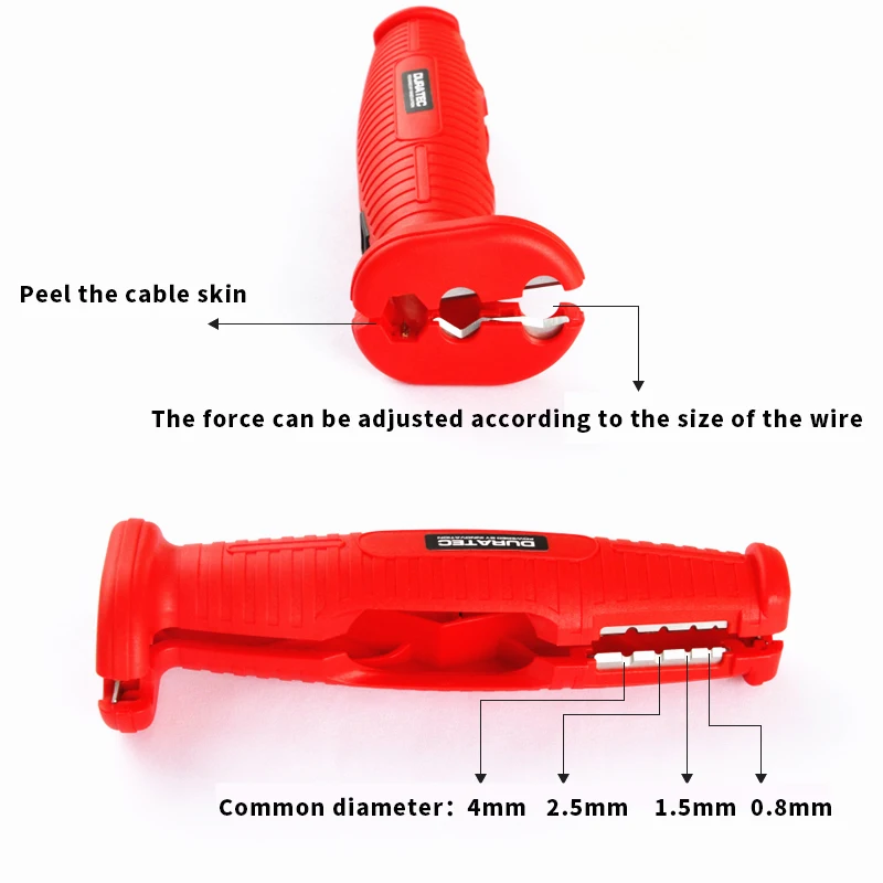 DURATEC 517 Quick Stripping Pliers Household Wire Clipper Tool Insulated Wire Stripper Stripping Pliers