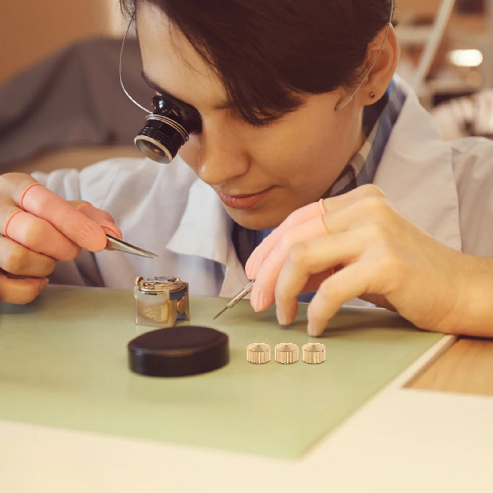 

20Pcs Clock Repair Kit Reliable Metal Nuts for Quartz and Wall Clocks DIY Clock Making and Maintenance Quartz Repair Kit