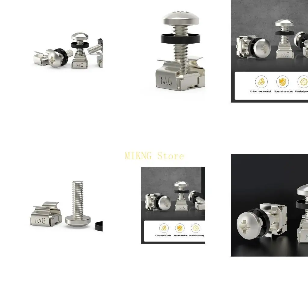 

Высококачественные закладные гайки и винты из углеродистой стали, изготовленные или для установки в стойку, полки для серверного